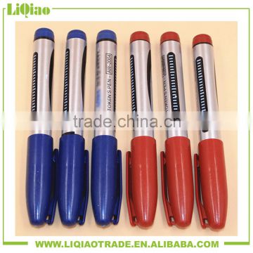 Logistics & Express Advertising red/blue oiliness maker Pen