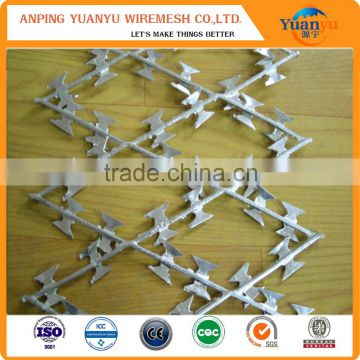 dipped razor barbed wire price for sale