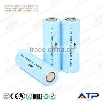 Hot selling li ion battery 3.7v 1200mah ICR 17500 for medical device