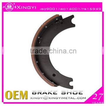 China brake shoe lining/truck parts brake shoe lining/TS16949 approved brake shoe lining