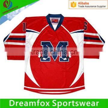 Sublimated wholesale custom hockey jersey