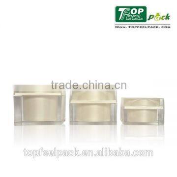 hot sale 30g/50g80g cosmetic platic empty jar with high quality and pocket carrying