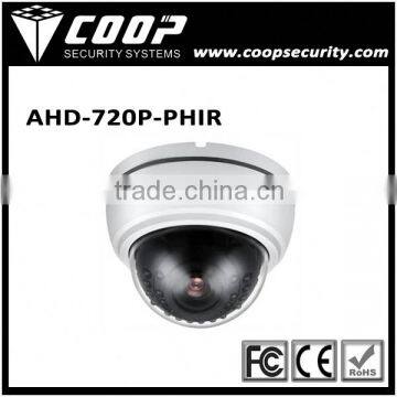 Cheap Waterproof High Definition AHD Security Camera System IR 20M Analog HD 720P AHD Dome Camera