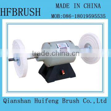 White cotton wheel for polishing machine