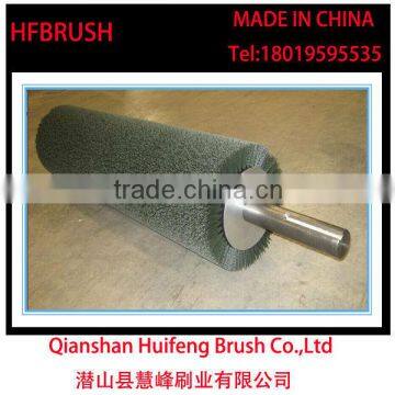 Large abrasive brush roller