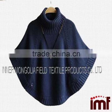 2014 New style Cashmere Poncho for Lady