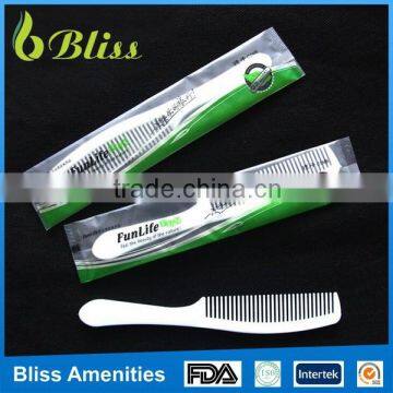 N131 2015 new style whippy plastic comb for hotel use