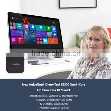 Vensmile W8 PRO Mini pc tv Box Win 10 OS Cherry Trail Z8300 Cpu 2G/32G 1.84GHz Mini pc tv Box photo-2