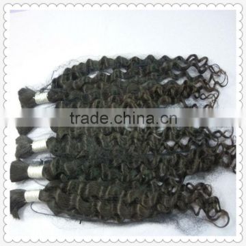 top grade high quality kinky curly human hair bulk