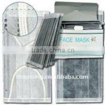 4-ply Disposable Active Carbon Medical Face Mask with Ear-loop