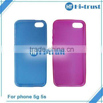 factory Wholesale Transparent Ultra thin TPU soft for iphone 5s back case cover