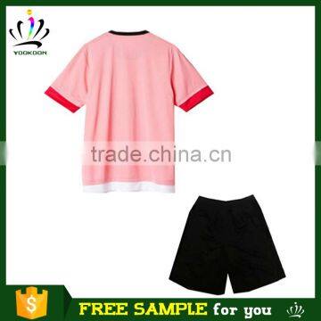 Cheap Thai Quality Juventus Away Pink Soccer Jersey for Children photo-2