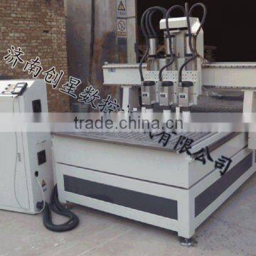 Chuangxing 3 spindle heads CNC Router machine