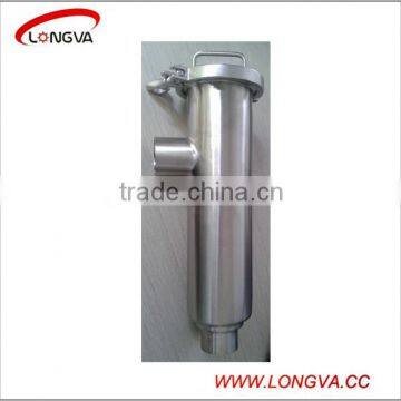 Wenzhou Factory Sanitary Angle Type Pipeline Filter