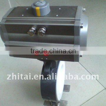 fully lined teflon butterfly valve