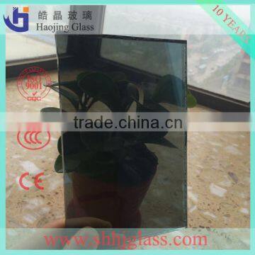 hot 4mm 5mm grey coated glass reflective glass factory