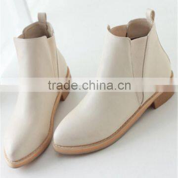 China manufacturer women winter flat boots real PU ladies winter golf shoes