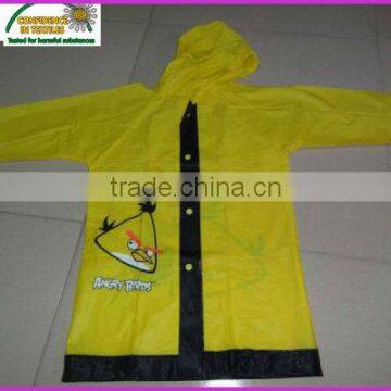 High quality waterproof kids raincoat