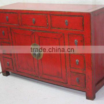 Chinese antique furniture-Red cabinet