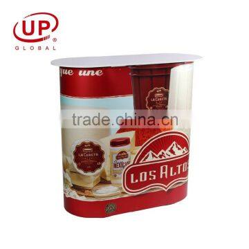 Pop Up Promotion Counter Sales Table(Curved)