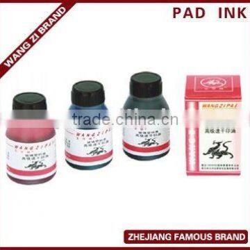 use in glass and plastic material ink, dry fast