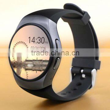 2016 High Quality Wholesale KW18 Smart Watch, IPS Round Screen Smart Watch KW18 with Heart Rate Monitor