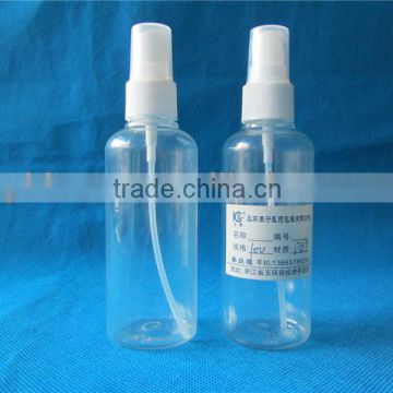 empty 100ml pet clear spray bottle plastic mist sprayer bottle 100ml