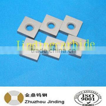 square carbide woodworking blade inserts with high toughness