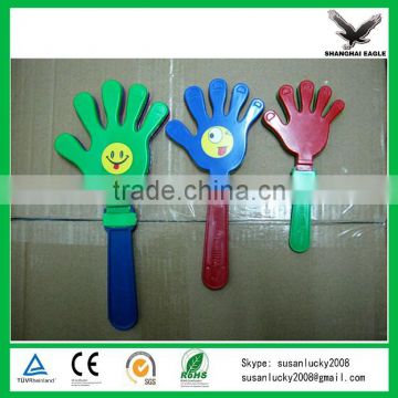 Hot Sale Top Quality Football Fan Hand Clapper/ Plastic Hand Fan Clapper (directly from factory)