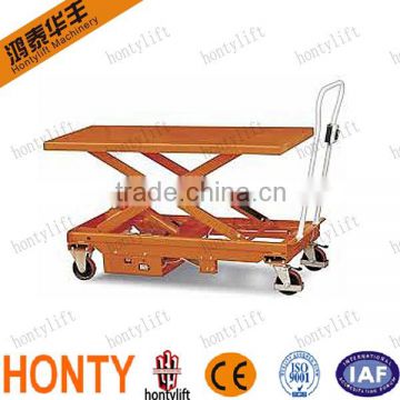 Hot sell Movable Manual or Electric Motor lifting table trolley