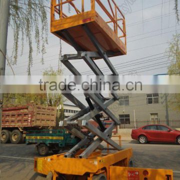 Mini Upright Hydraulic Self Propelled Scissor Lift