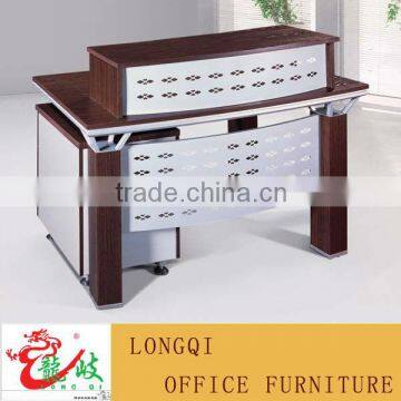 2013 hot sale office reception counter design table/wooden reception counter/reception table M08-1
