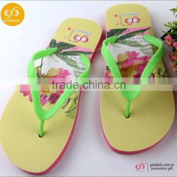 Wholesale new design fashion colorful soft upper EVA sole flip flop