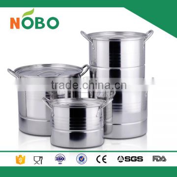 4 pcs Stainless Steel Induction Large Stock Pot Set with Lid