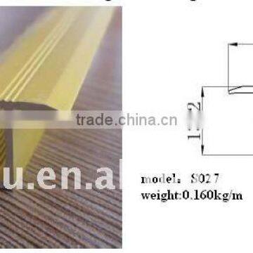 stair nose trim profile, aluminum flooring profile, aluminum tile trim