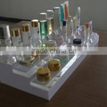 2 tier acrylic display stand for makeup