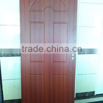 Interior PVC MDF Wooden Door,pvc wooden door WITH steel frame