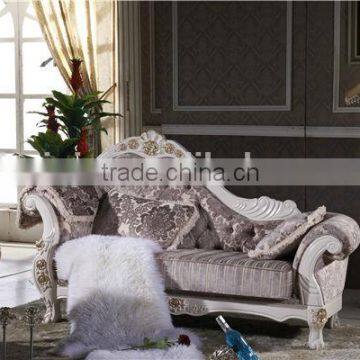 chaise recliner lounge sofa / royal fabric chaise longue GFY101