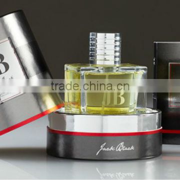 wholesale custom printed luxury round perfume paper box packaging