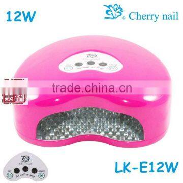 UV lamp for nail dry LK-E12W led gel nail curing lamp 12w