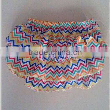 Sales Promotion!4th of july New arrive colorful chevron fabric chevron zig zag diaper fashion design baby bloomers