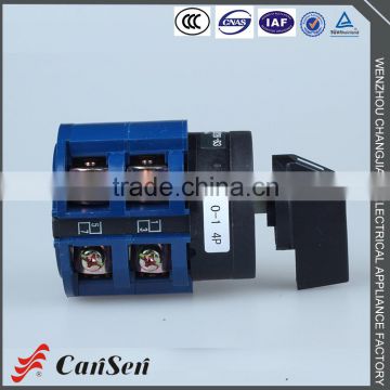 LW26-63 0-1 4P 63A double hole installation isolator switch