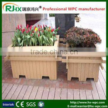 Modern design eco-friendly wpc material flower box