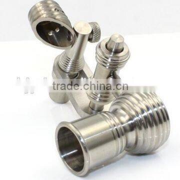 Titanium Nail 14mm 18mm Female Titanium Nail Carb Cap Oil Rig Titanium Dab Tools For Glass Water Pipe