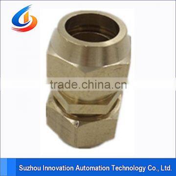 CNC machining brass parts , brass joints /brass fitting ITS-056