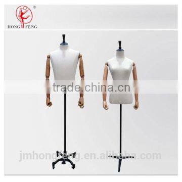 2015 hongfeng fashion fabric dress mannequins