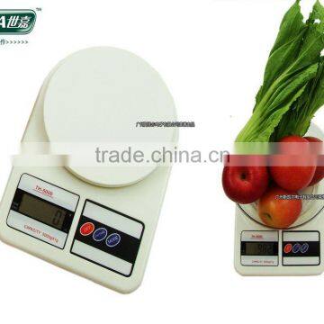 Long life digital kitchen scale