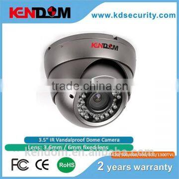 CMOS 1300TVL IR Metal Dome Camera Low Lux Varifocal Lens Security Eyeball Dome photo-2