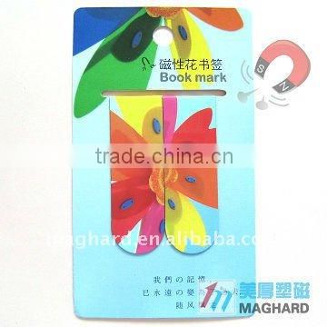 colourful flower Custom Magnetic Bookmarks