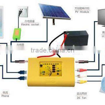 Solar dc lighting system for home use